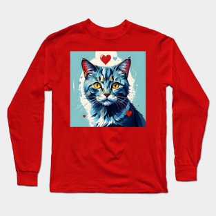Kitty Love Watch Long Sleeve T-Shirt